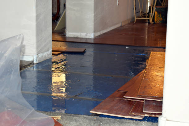 Professional Burst Pipe Cleanup technician working in Purcell, OK